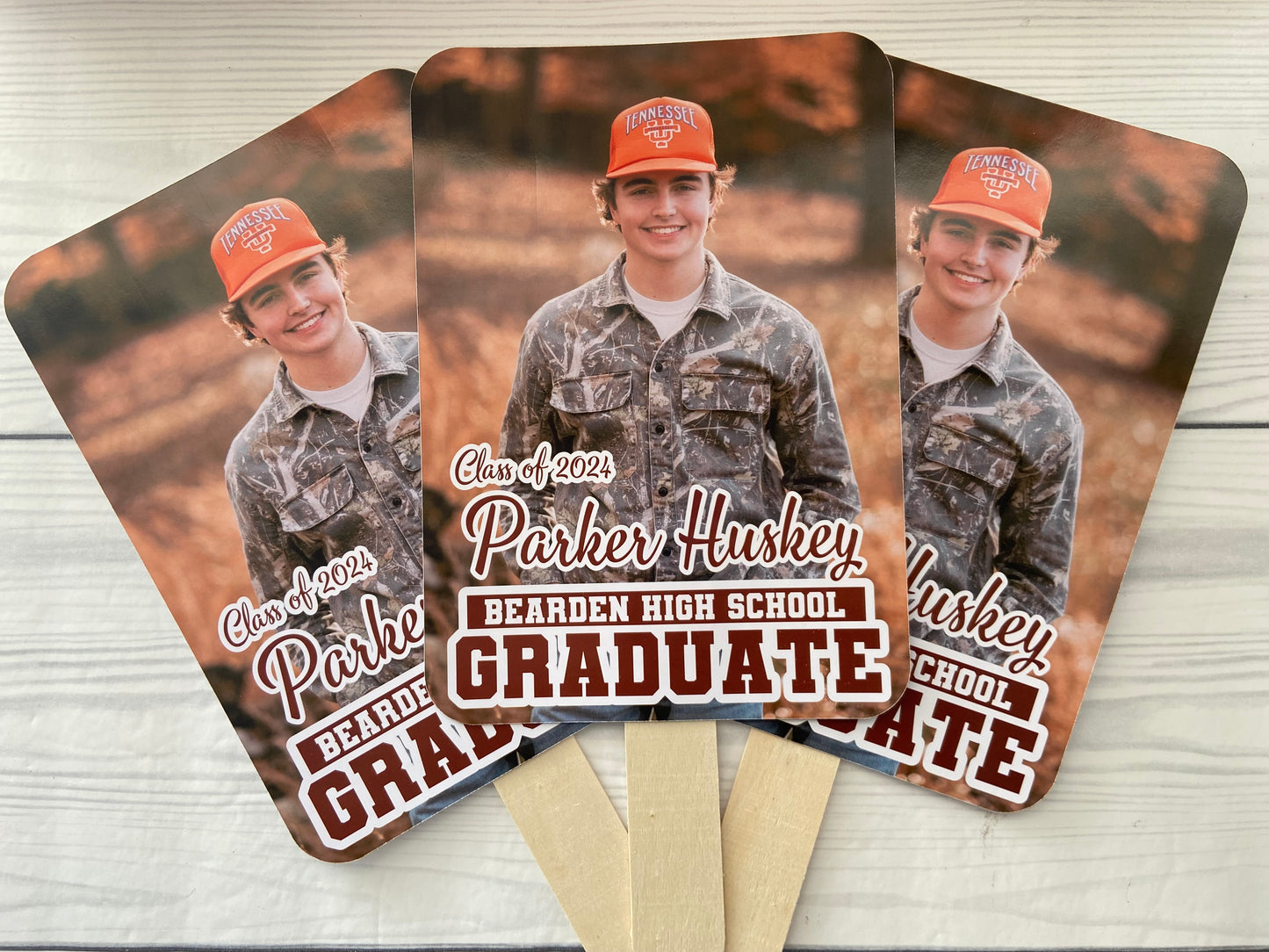 Custom Hand-held Graduation Fans