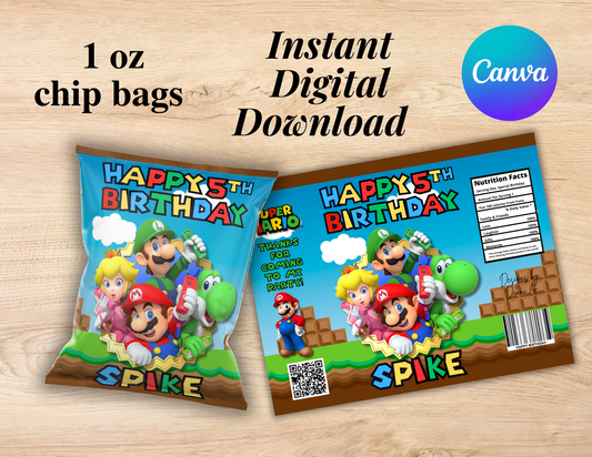 Mario Chip Bags (Digital)