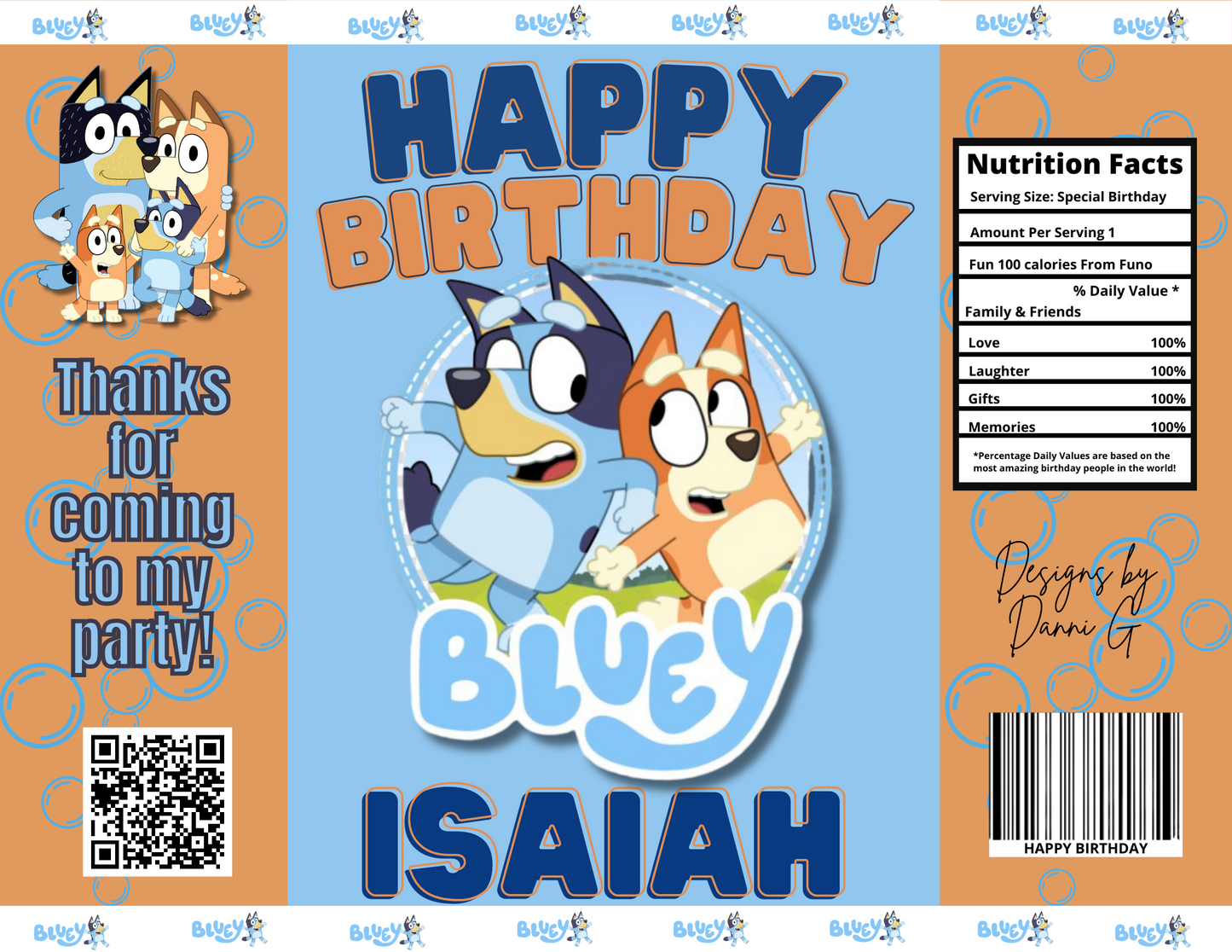 Bluey Party Favor Bundle (Digital)