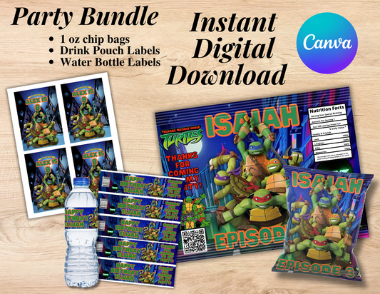 TMNT Party Favor Bundle (Digital)