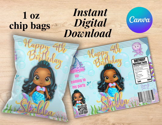 Mermaid Chip Bag (Digital)